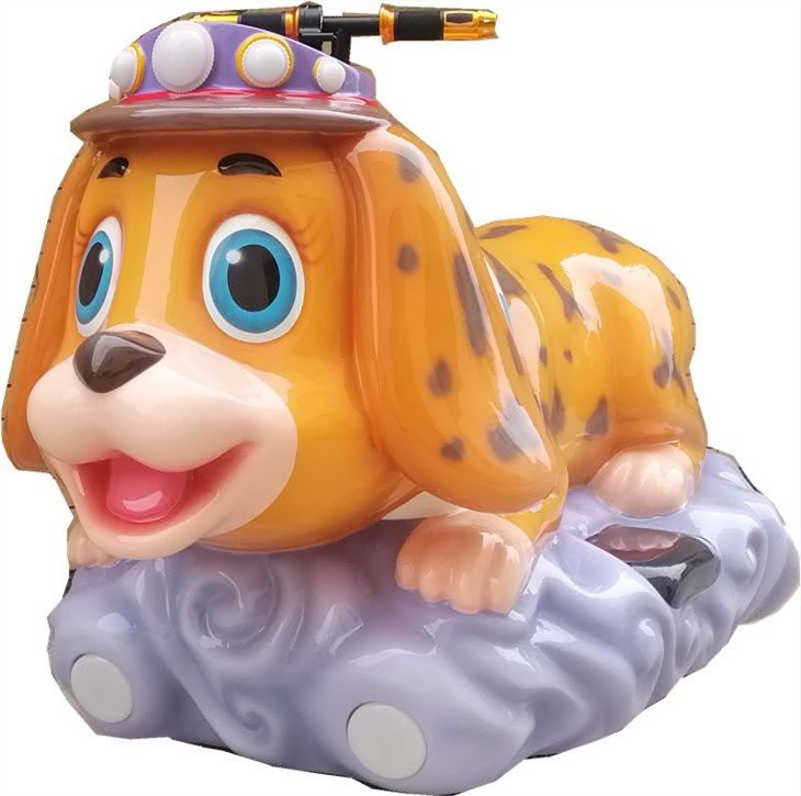 Trackless battery kiddie car